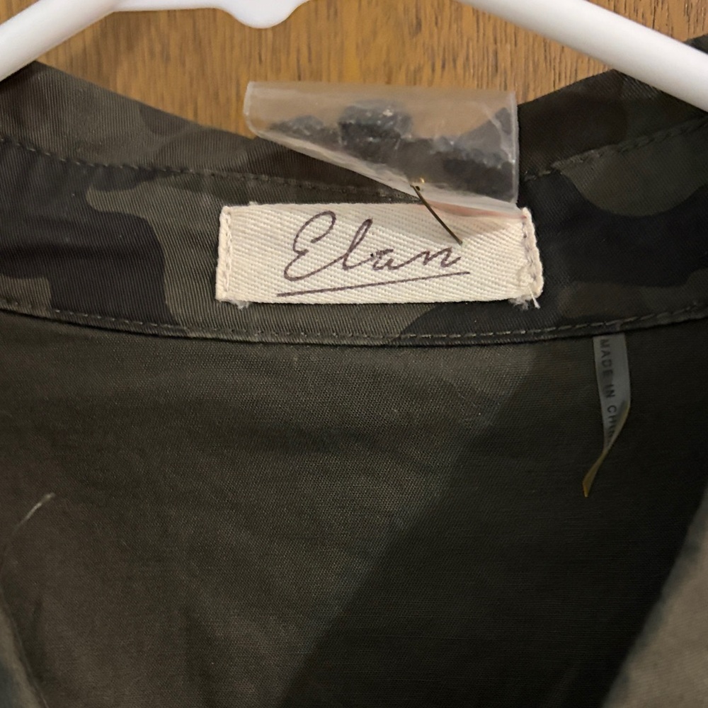 Elan Camouflage Shirt with Sequin Details - Picture 2 of 2